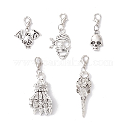 Halloween Tibetan Style Alloy Pendant Decorations&nbsp;HJEW-JM04115