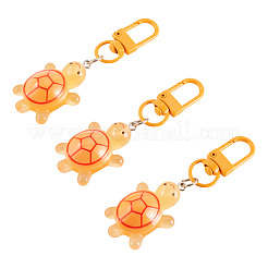 3Pcs Resin Tortoise Pendant Decorations&nbsp;HJEW-TA0001-39C