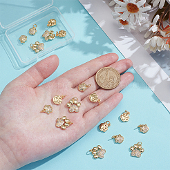 18Pcs 3 Styles Brass Micro Pave Cubic Zirconia Charms&nbsp;KK-WR0012-51
