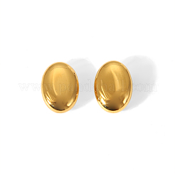 Fashion Oval 304 Stainless Steel Stud Earrings for Women&nbsp;BL8928-3