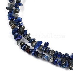 Precious Chip Lapis Lazuli Beads Strands. 3~5mm&nbsp;F043