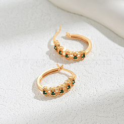 Elegant Classic Hollow Irregular Brass Hoop Earrings&nbsp;LF2234