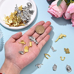 35Pcs 7 Styles Alloy Pendants&nbsp;FIND-YW0009-51