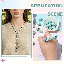 30Pcs Round Silicone Beads&nbsp;SIL-SZ0004-23J