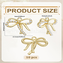 10Pcs Rack Plating Alloy Pendants&nbsp;FIND-LP0005-76