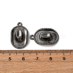 Tibetan Style Alloy Hat Pendants&nbsp;TIBEP-1023-B-FF