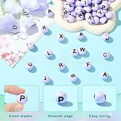 104Pcs 26 Styles Silicone Beads&nbsp;SIL-SZ0003-40C