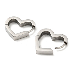 Tarnish Resistant 201 Stainless Steel Huggie Hoop Earrings&nbsp;EJEW-E602-04P