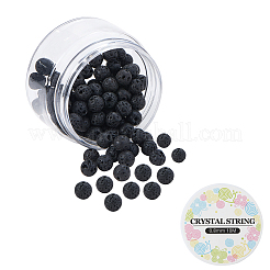 DIY Natural Lava Rock Bead Stretch Bracelet Making Kits&nbsp;DIY-CJ0001-21D