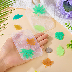 2Pcs Leaf DIY Pendant Silicone Molds&nbsp;DIY-TA0014-07