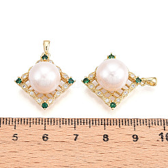 Natural Cultured Freshwater Pearl Pendants&nbsp;PEAR-N020-07O