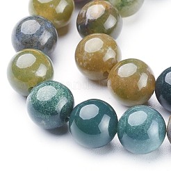 Natural Indian Agate Beads Strands&nbsp;X-GSR10mmC002