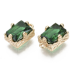 Glass Rhinestone Pendants&nbsp;GLAA-N038-20C