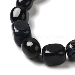 Natural Black Agate Beads Strands&nbsp;G-H295-A01-04