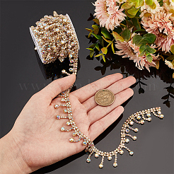2Yards Tassel Rhinestone Cup Chains&nbsp;CH-BC0001-05