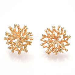 Brass Stud Earring Findings&nbsp;KK-T038-494G