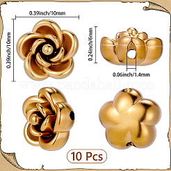10Pcs 304 Stainless Steel Beads&nbsp;STAS-SC0020-99