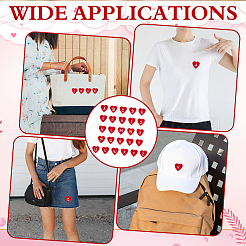 52Pcs 2Bags Polyester Clothing Patches&nbsp;PATC-MA0001-61