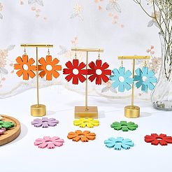 DIY Wooden Dangle Earring Making Kits&nbsp;DIY-NB0005-69