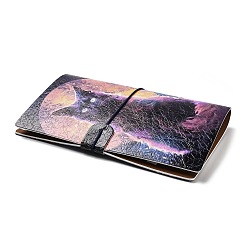Cat Theme PU Imitation Leather Notebooks&nbsp;OFST-E002-01D