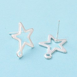 201 Stainless Steel Stud Earring Findings&nbsp;LS-STAS-K241-08S