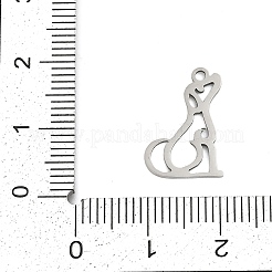201 Stainless Steel Pendants&nbsp;STAS-F316-04P-01