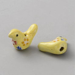 Handmade Porcelain Beads&nbsp;PORC-WH0016-14D