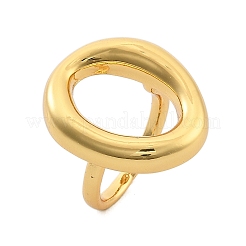 Brass Open Cuff Rings for Women&nbsp;RJEW-F171-01G-02