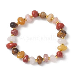Natural Mixed Gemstone Beaded Stretch Bracelets for Women&nbsp;BJEW-JB13372