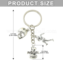 Sports Theme Alloy Pendant&nbsp;KEYC-YW00040-01