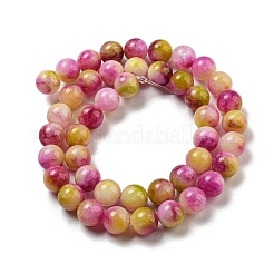 Natural Dyed Yellow Jade Beads Strands&nbsp;G-Q160-A01-01
