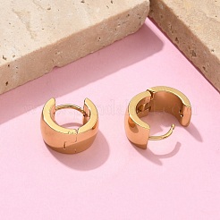 201 Stainless Steel Wide Huggie Hoop Earrings&nbsp;EJEW-D354-16G