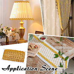 Metallic Braided Lace Trim&nbsp;OCOR-WH0101-162B