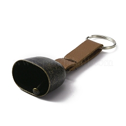 Iron Dog Bell Keychains&nbsp;FIND-WH0125-48