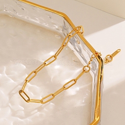 304 Stainless Steel Paperclip Bracelets&nbsp;PW-WGB3E23-01