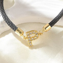 Adjustable Nylon Cord Bracelets&nbsp;BJEW-C096-01G-16