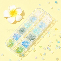 420Pcs 6 Colors Frosted Transparent Acrylic Beads&nbsp;OACR-FS0002-17A