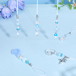 6Pcs Acrylic & Resin & Plastic Mobile Straps&nbsp;HJEW-GO00093