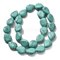 Synthetic Turquoise Beads Strands&nbsp;G-P561-B08-01