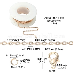 DIY Chain Bracelet Necklace Making Kit&nbsp;DIY-FS0003-68