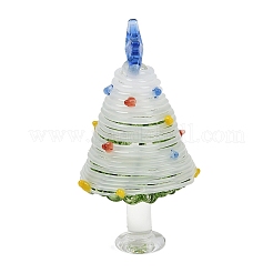 Handmade Lampwork Christmas Tree Ornaments&nbsp;LAMP-C026-06F
