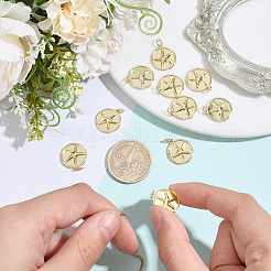 10Pcs Brass Pendants&nbsp;KK-BBC0027-97