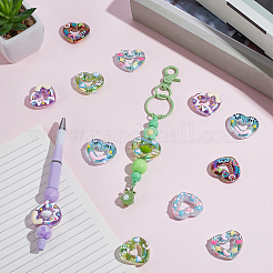 25Pcs Transparent Acrylic Beads&nbsp;OACR-PA0001-45