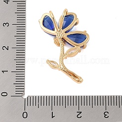 Brass Glass Pendants&nbsp;KK-B100-041G-07
