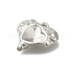 304 Stainless Steel Cabochon Settings for Enamel&nbsp;STAS-U031-13P