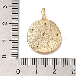 Brass Micro Pave Cubic Zirconia Pendants&nbsp;KK-U038-15G