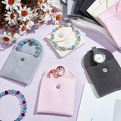 20Pcs 4 Colors Square Velvet Jewelry Bags&nbsp;TP-NB0001-56