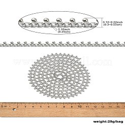 304 Stainless Steel Curb Chains&nbsp;CHS-CJC0002-01