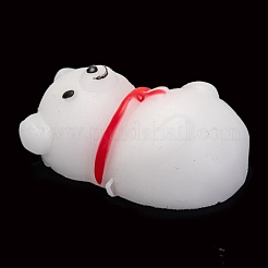 Christmas Theme Bear Shape Stress Toy&nbsp;AJEW-P085-03