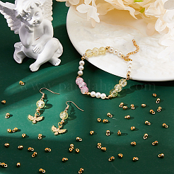 60Pcs Brass Bead Tips&nbsp;KK-HS0002-06
